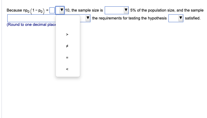 is V 5% of ihe population size' and the sample the requirements