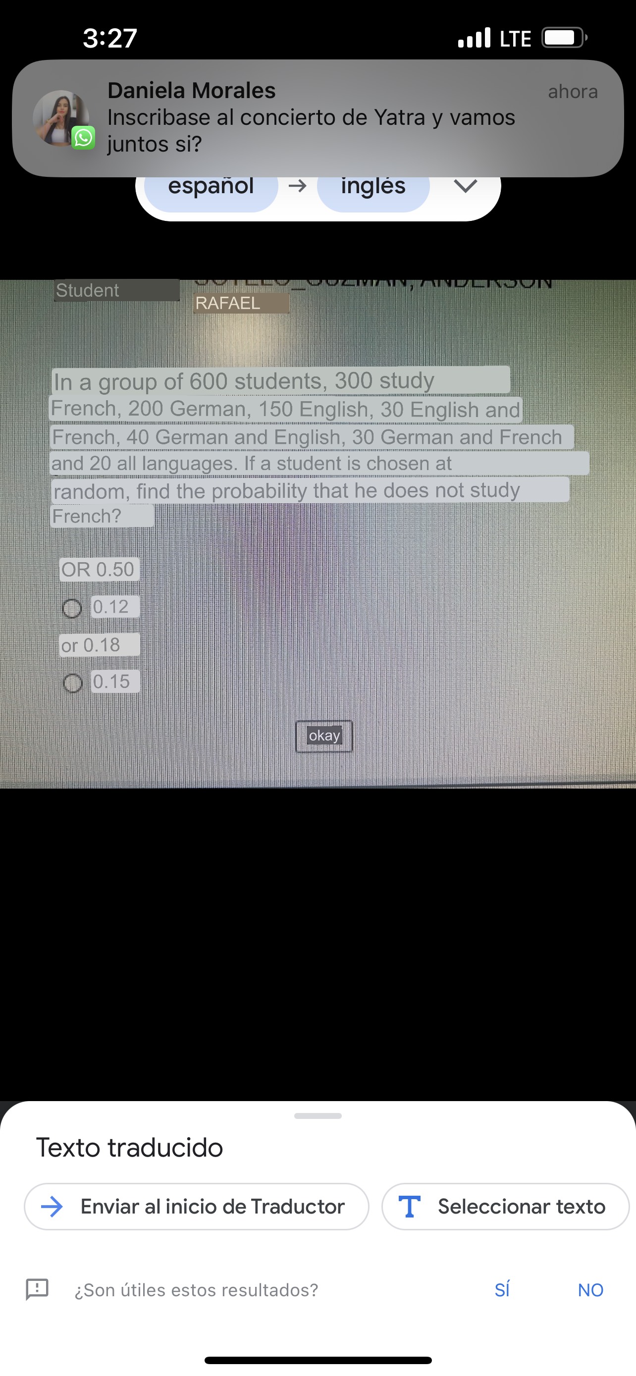 si NO3:23 Doll LTE X Google Lens . . . espanol ->