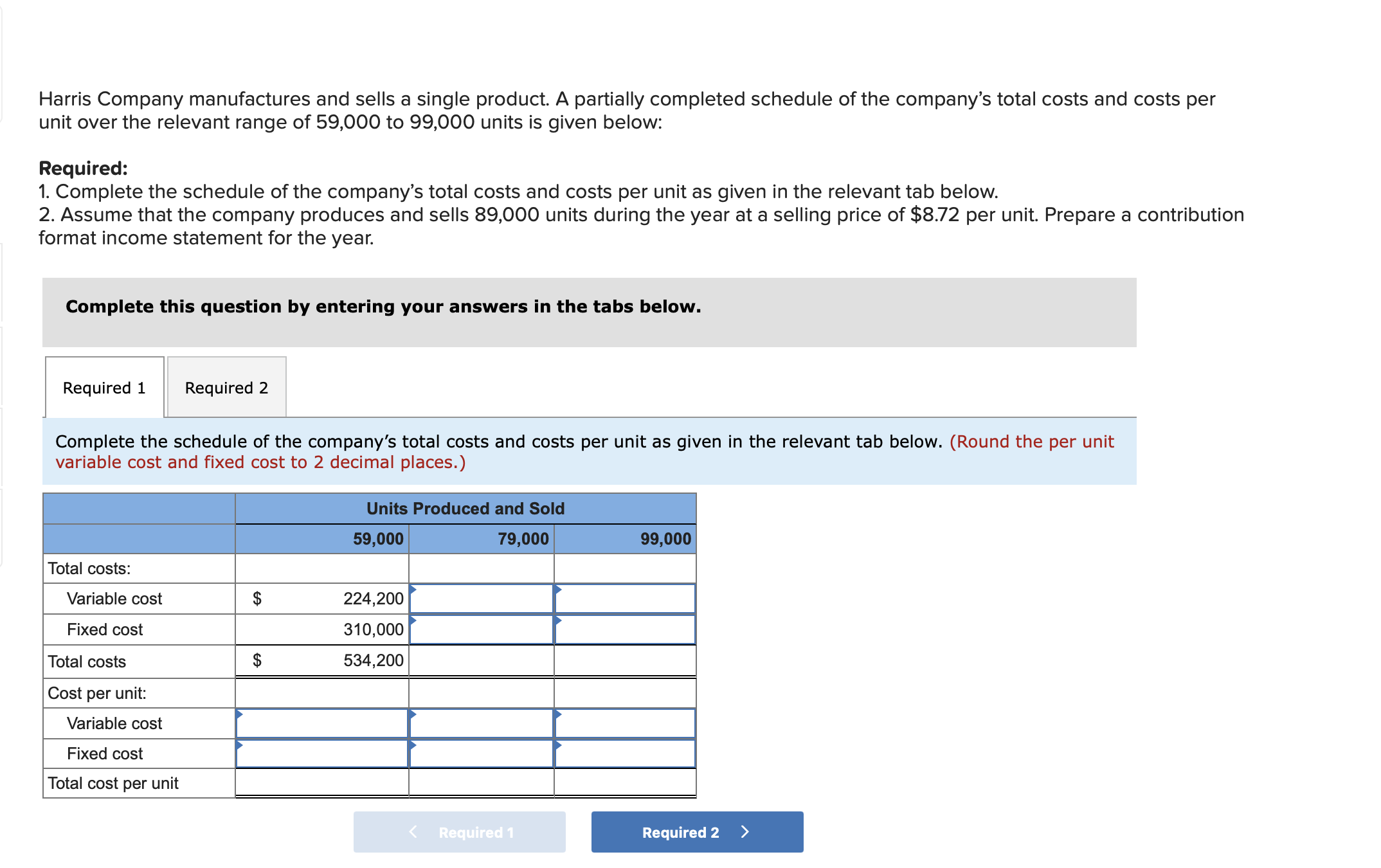 of a coffee stand is $1,800 and the variable cost per cup