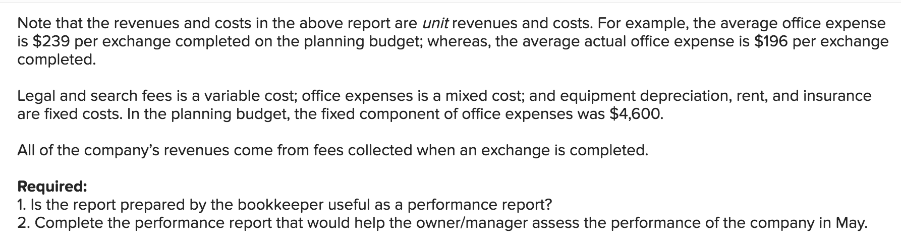 even partial answers would me extremely appreciated. Problem 9-24 Critiquing a Report;