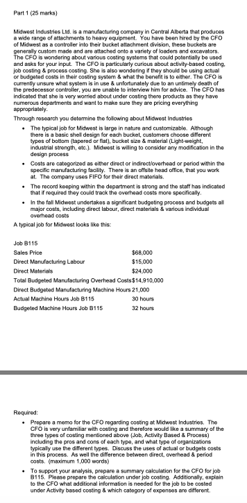 I need assistance with this question, I have provided a screenshot Part