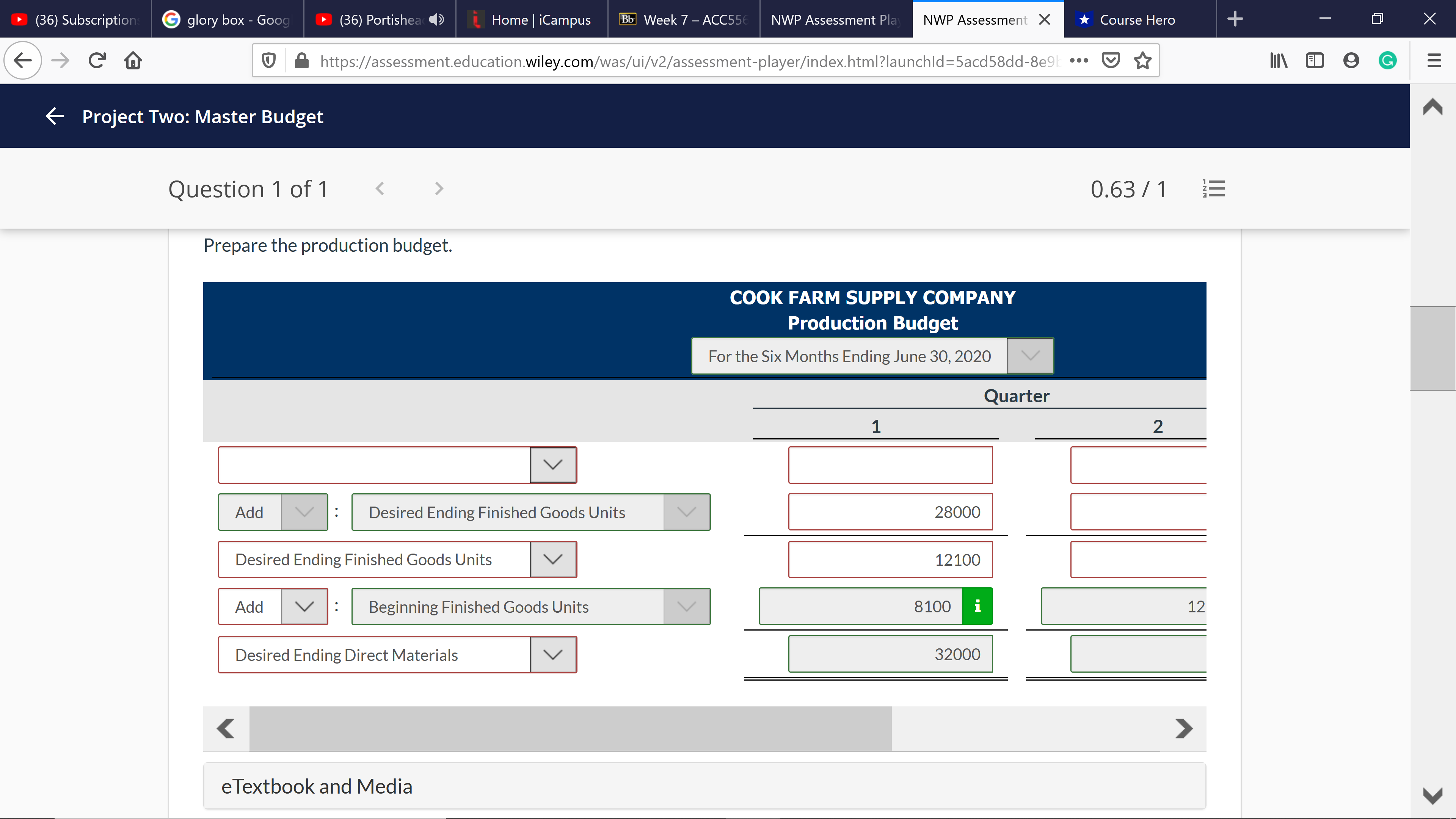 I am trying to get the core formula for the math problems