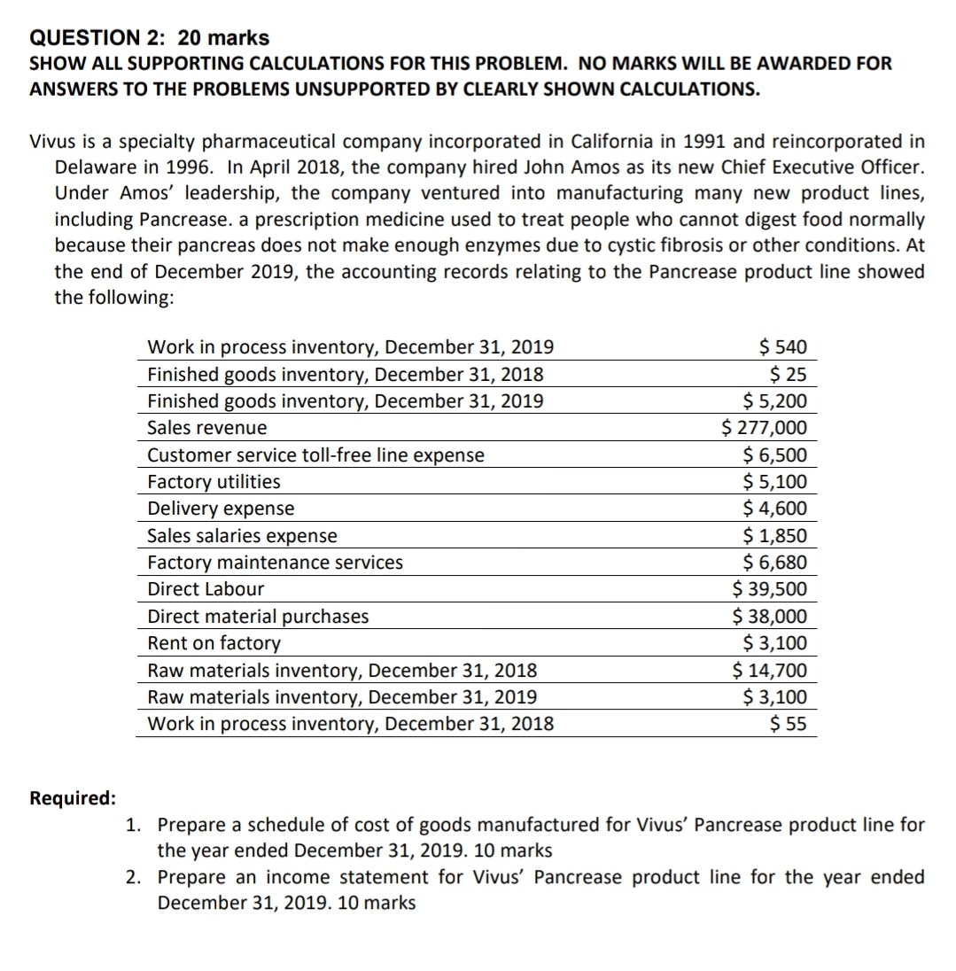 Work this answer hand written or in word form.. Need the complete