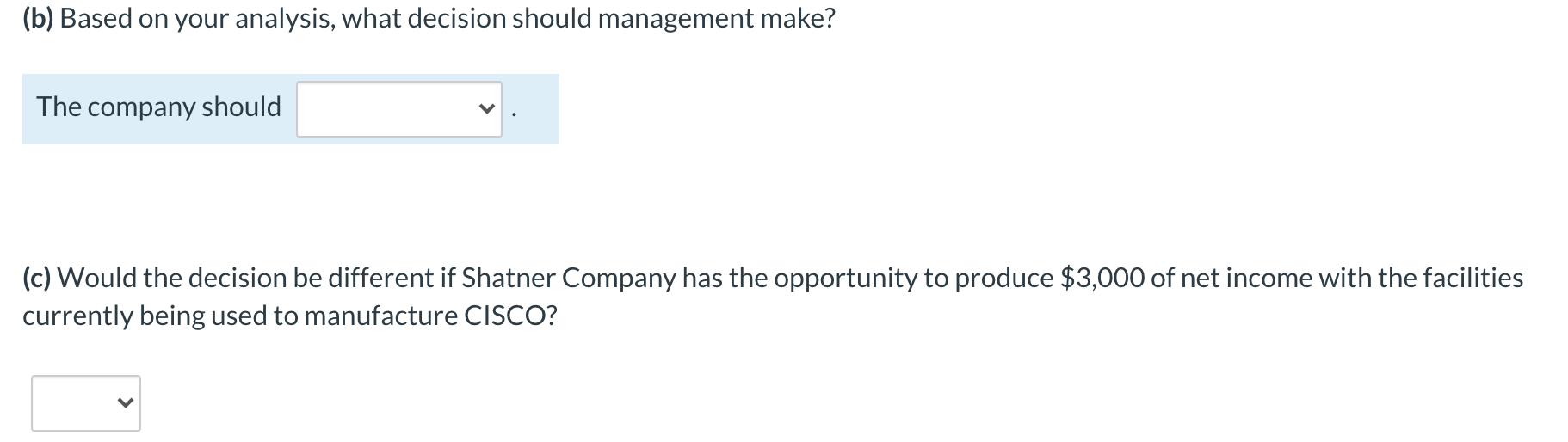or to buy it from an outside supplier. The part, called CISCO,