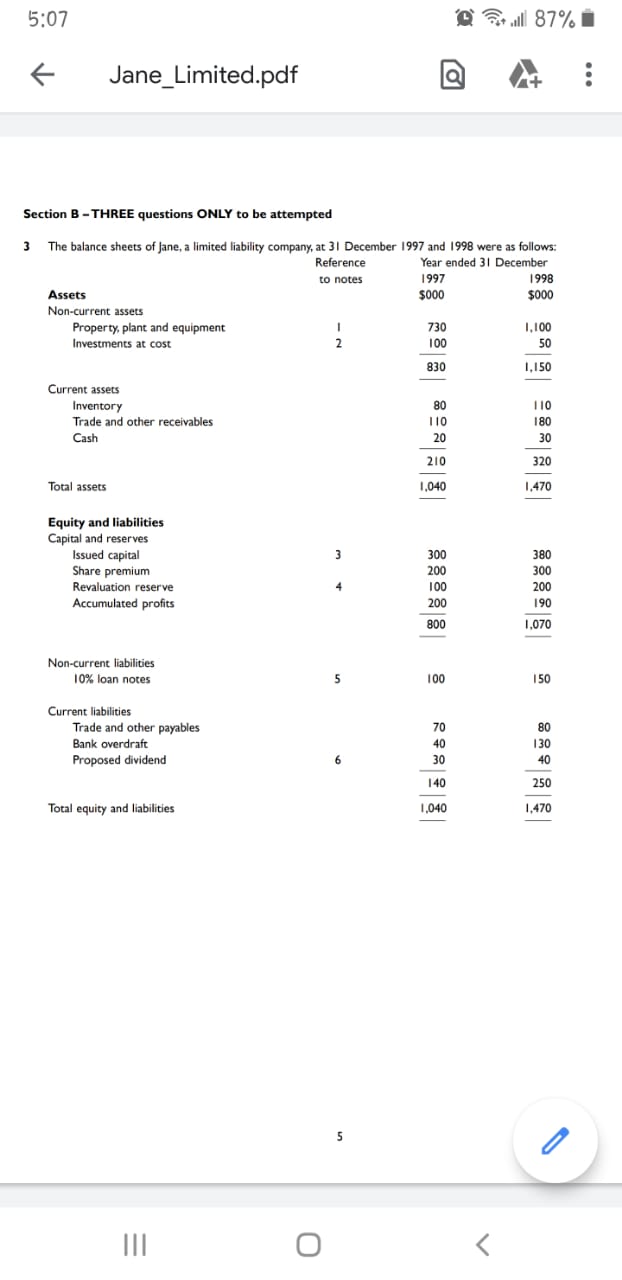 5:07 & + all 87% Jane Limited.pdf .. . Section B