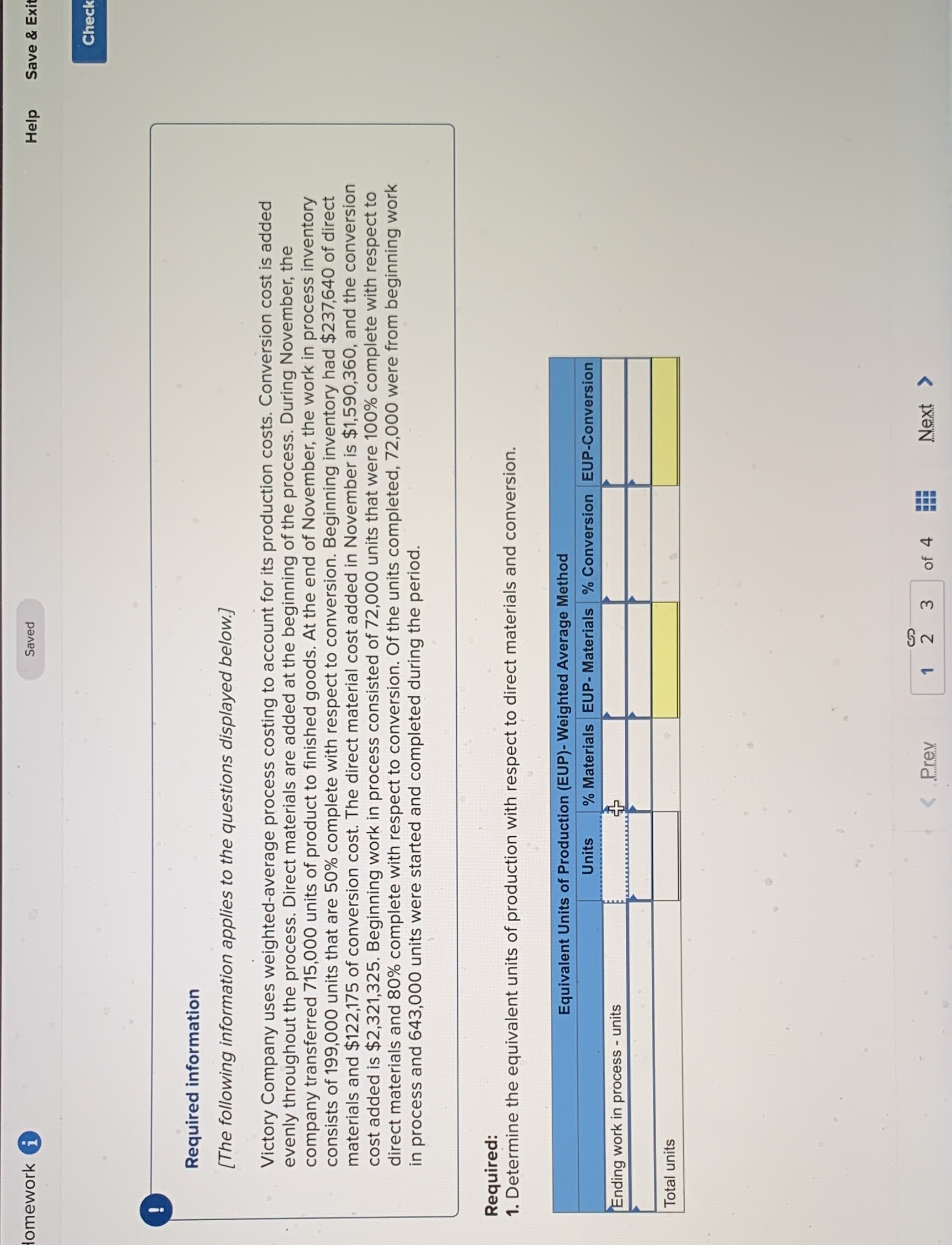 This is a 3 part problem omework i Saved Help Save &