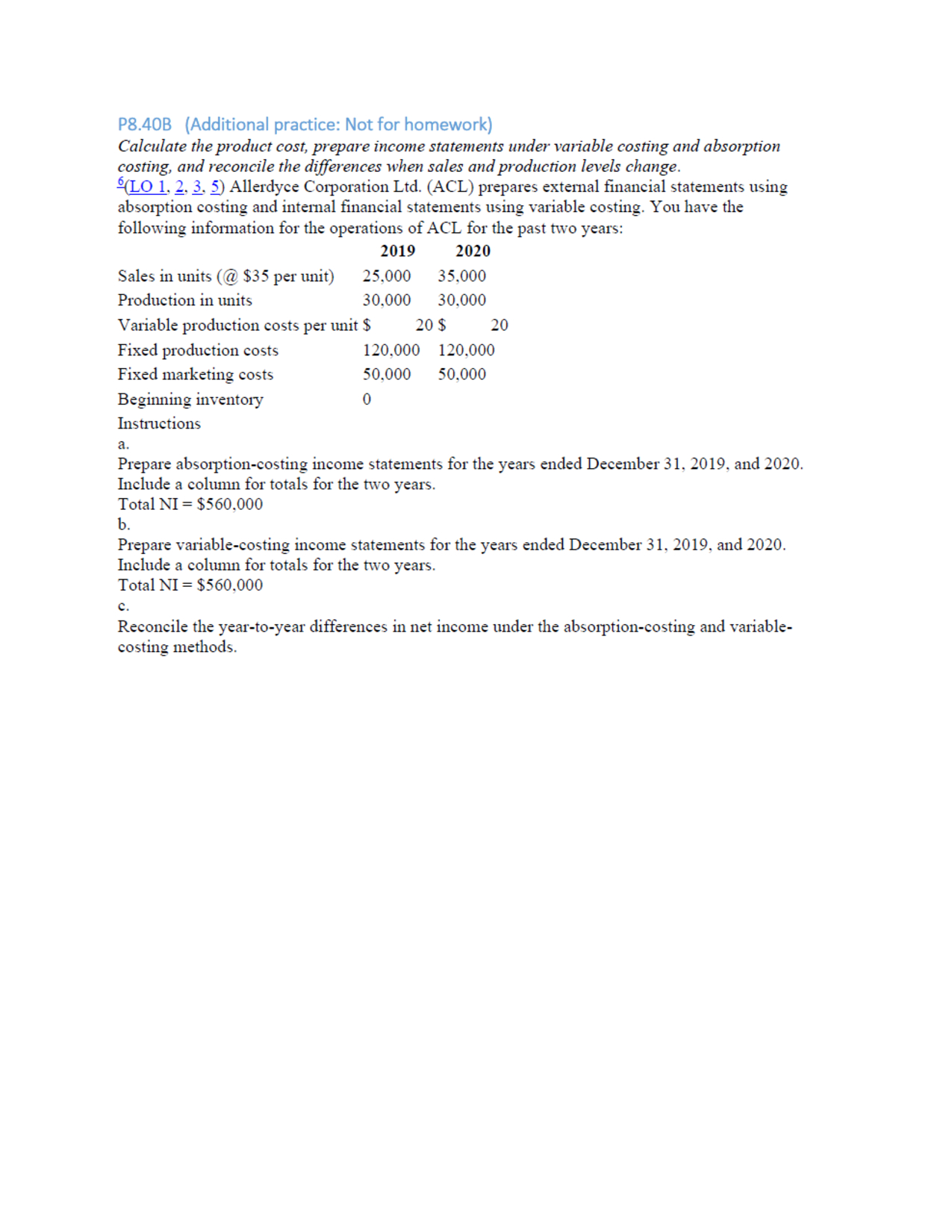 Problem 8.40B: I need step by step solutions with explanations. Question is