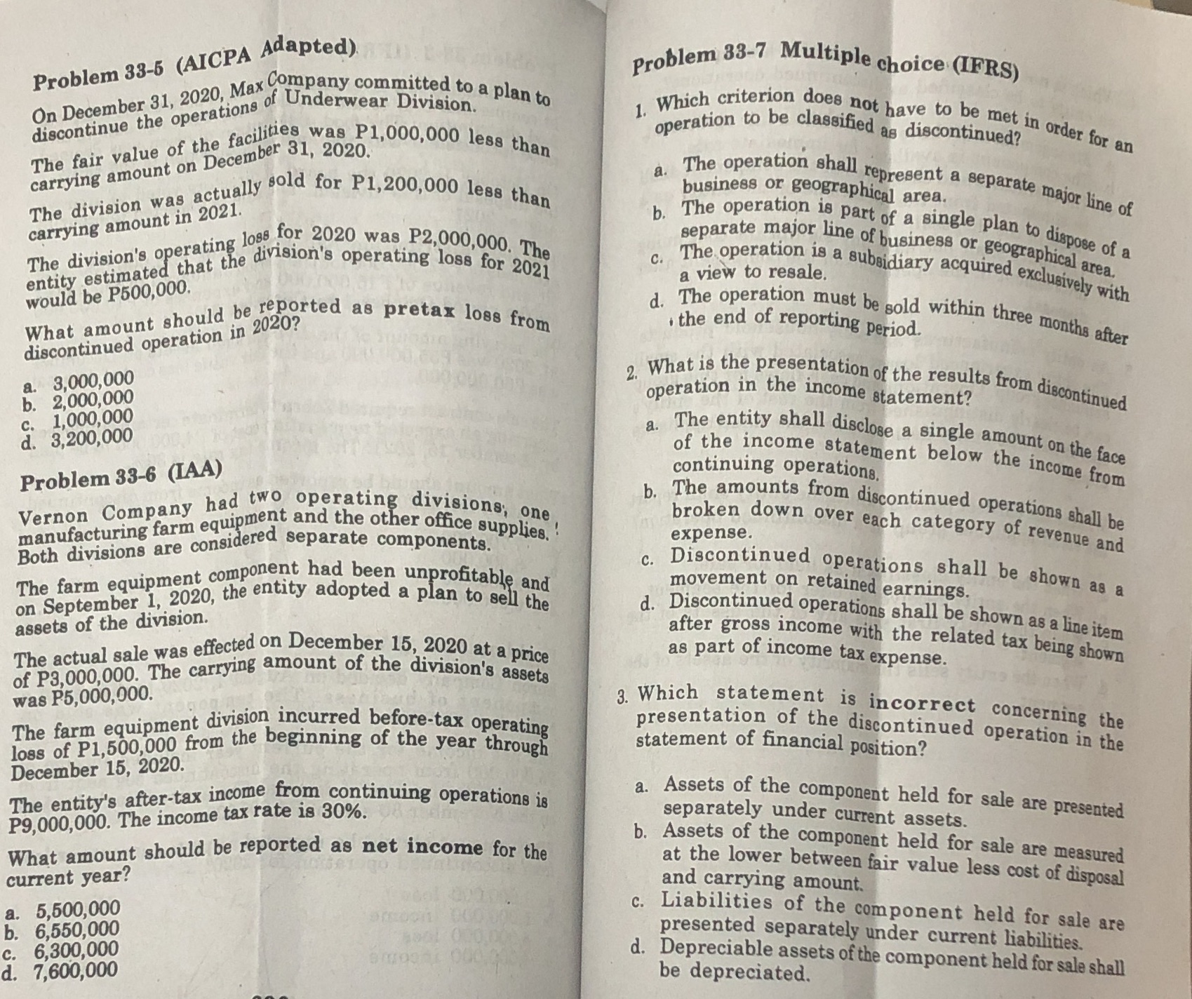 Please help me answer these problem with solution. Thank you Problem 33-5