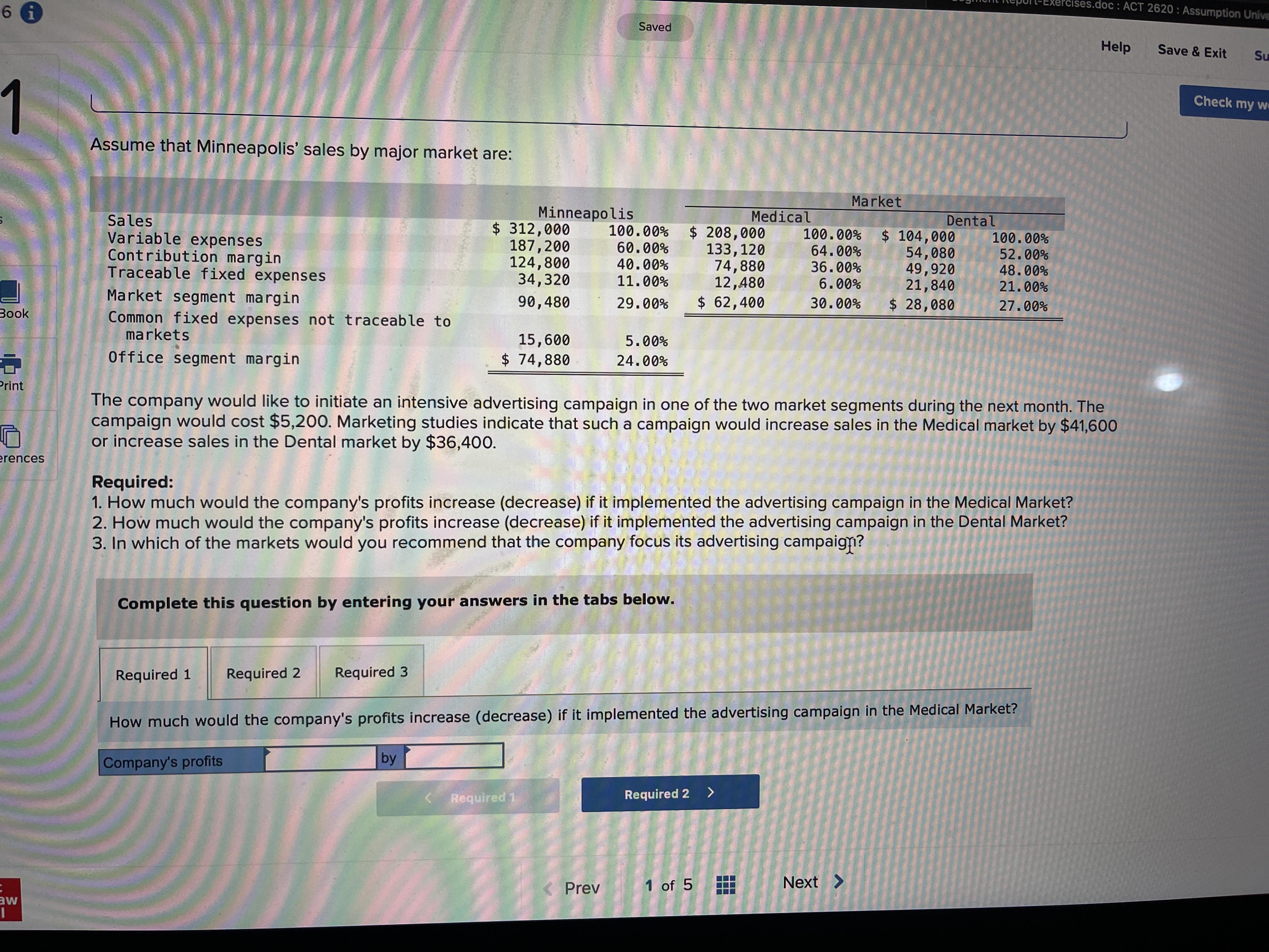 s.doc : ACT 2620 : Assumption Unit 6 i Saved Help