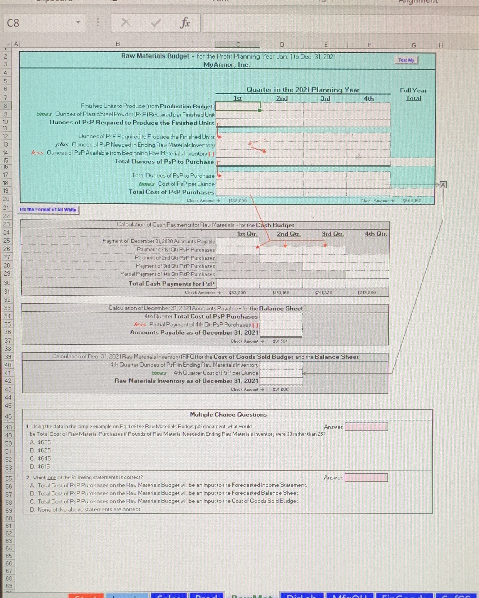  C8 X y fx A B D E F G Raw