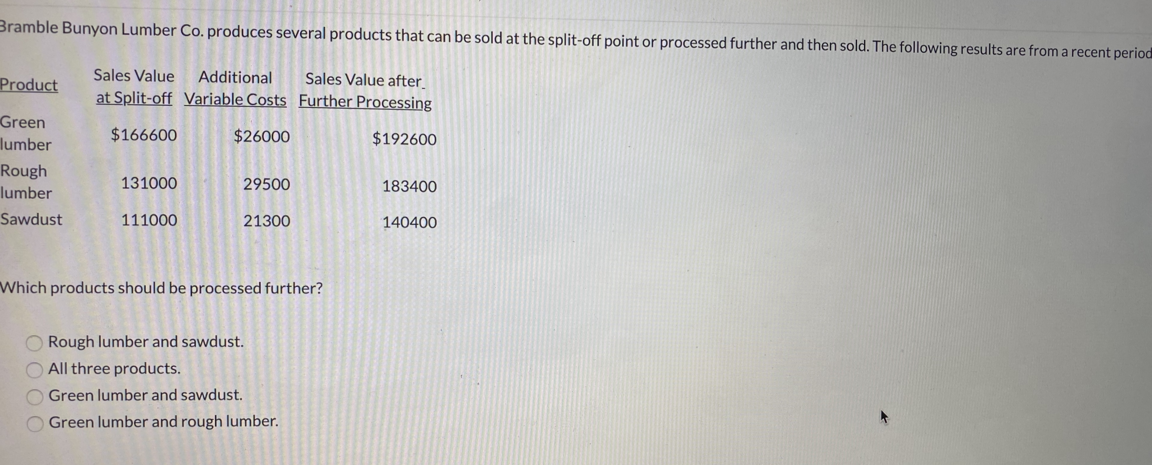 \fCurrent Attempt in Progress Marigold Manufacturing is introducing a new product