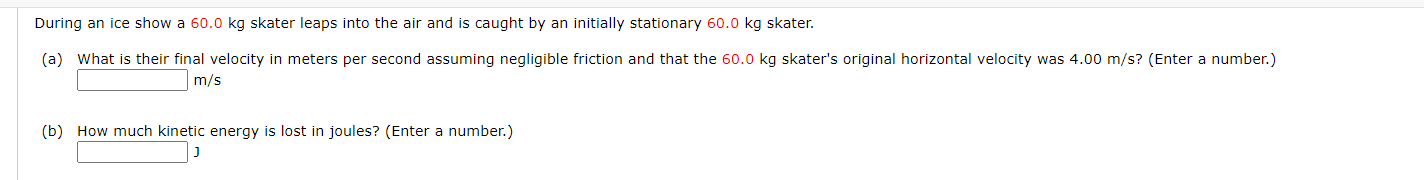 During an ice show a 60.0 kg skater leaps into the air