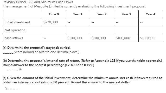 Please explain and show work. I know answer a is 2.7. But