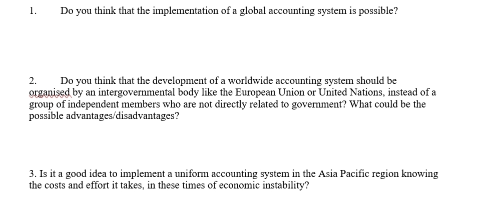 Please find attached 1. Do you think that the implementation of a