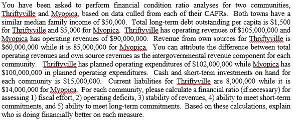 Please help - thank you You have been asked to perform financial