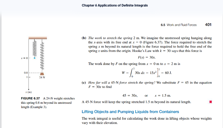 Mathematics | Store | Pearson+ Section 6.5 Reading Assignment: Work and Fluid