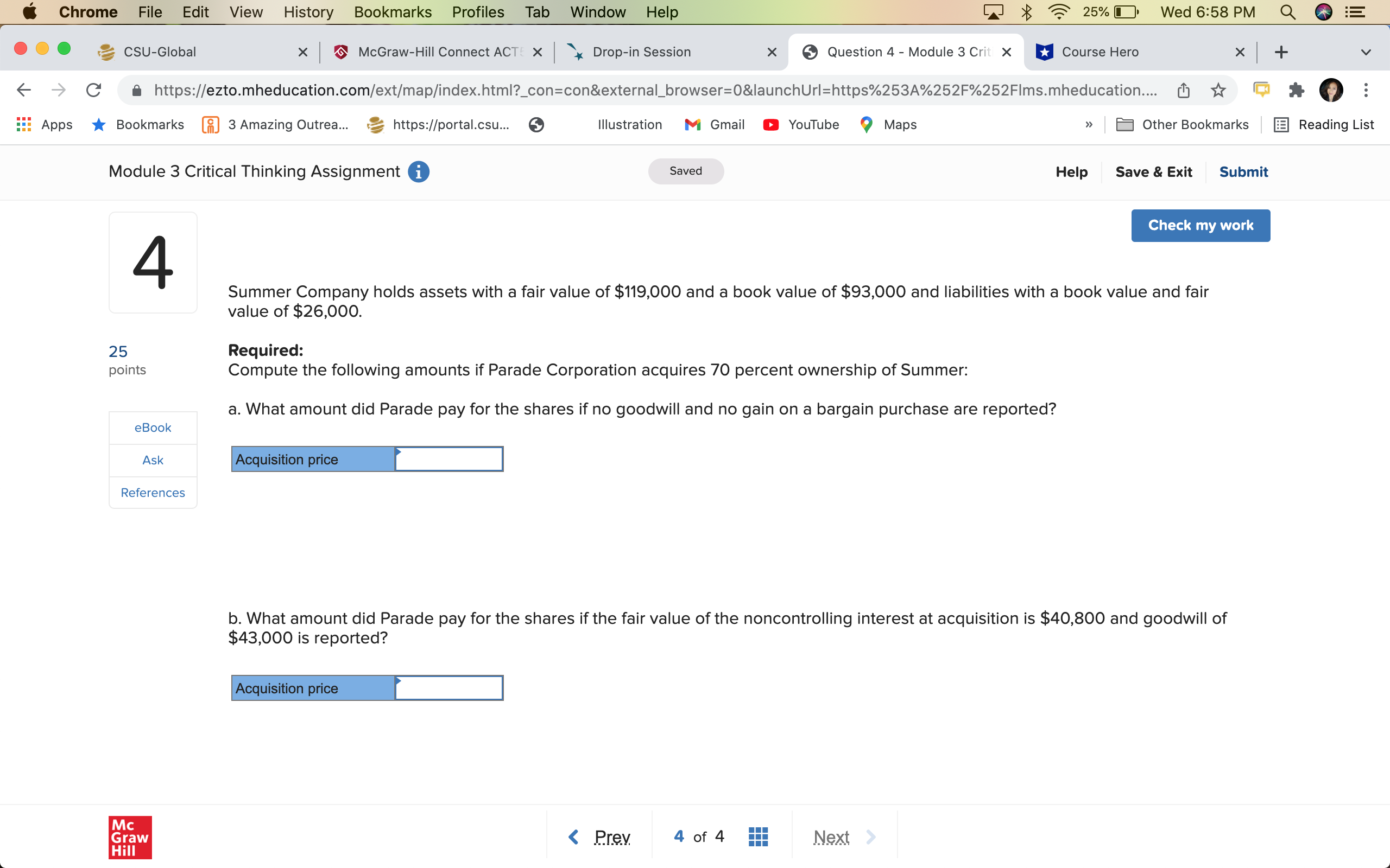 finding the values Chrome File Edit View History B Bookmarks Profiles Tab