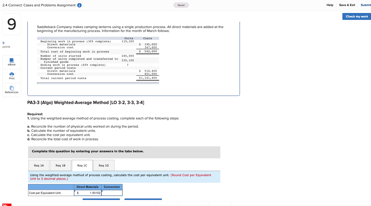 need help with this hw. 2.4 Connect: Cases and Problems Assignment (i