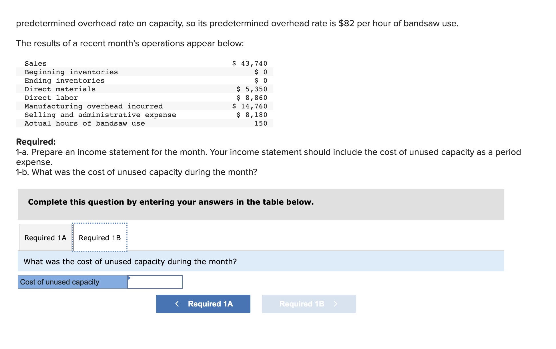 determined by the capacity of its constraint, which is time on the