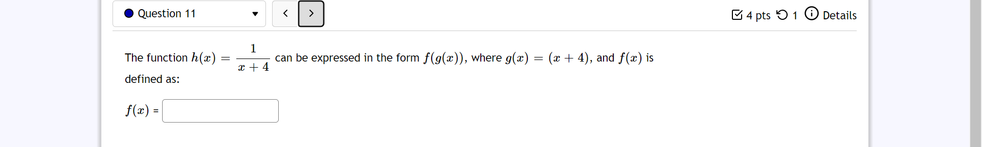the function m) : 4n: + 1, evaluate and simplify the expressions