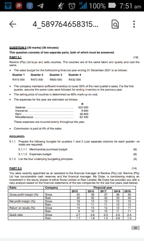 How would I need to approach this question? Question 5.1.1.1 * 0