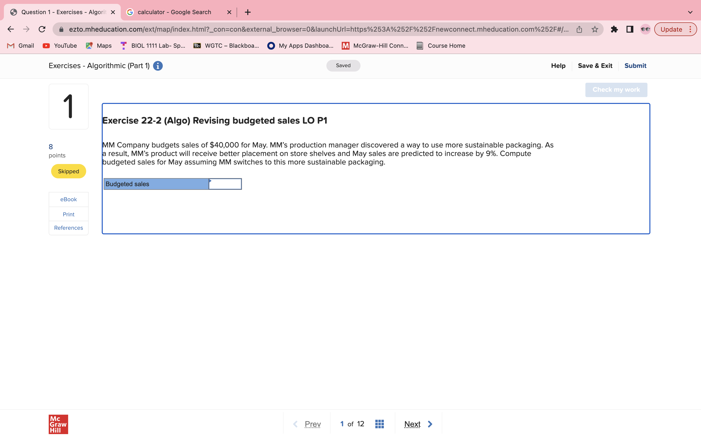  Question 1 - Exercises - Algorit G calculator - Google Search