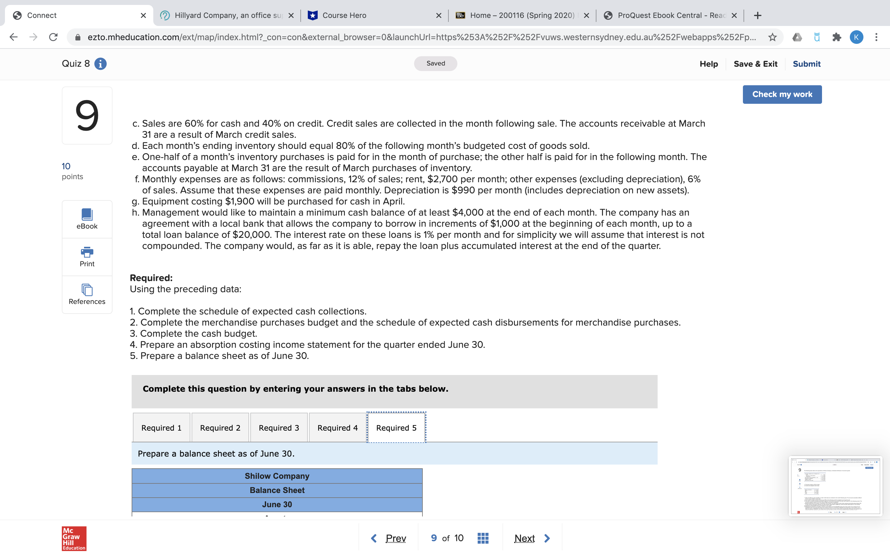 the merchandise purchases budget and the schedule of expected cash disbursements for