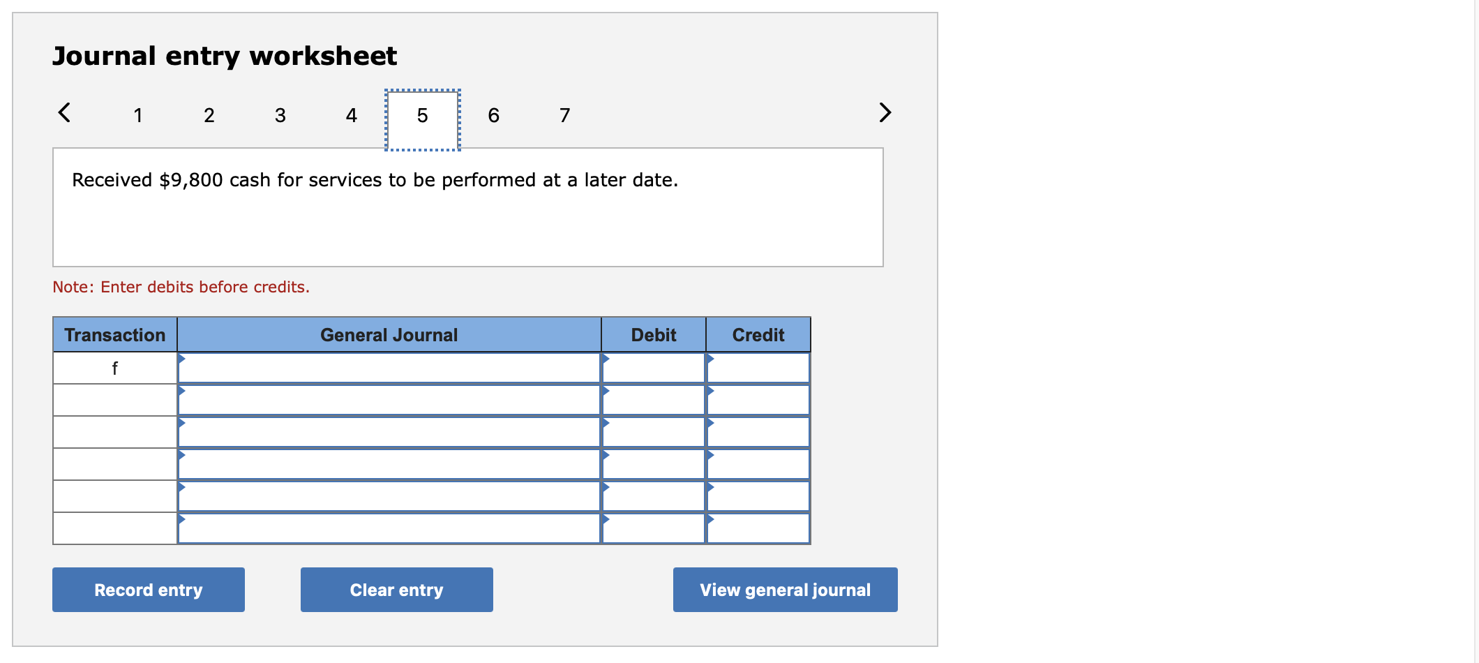 supplies for $1,900 cash. 999'? .7295" Required Record each of the preceding