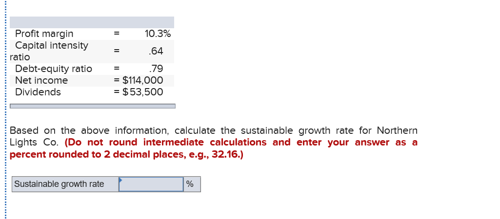 Can someone help me understand this. Profit margin = 10.3% Capital intensity