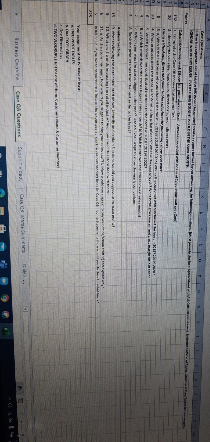 please help me with the case have included the remaining part of