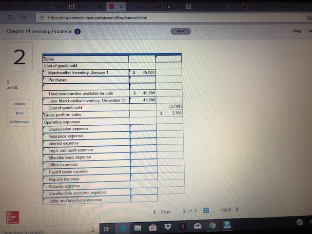 , sent the Income statement shown below to several of his creditors