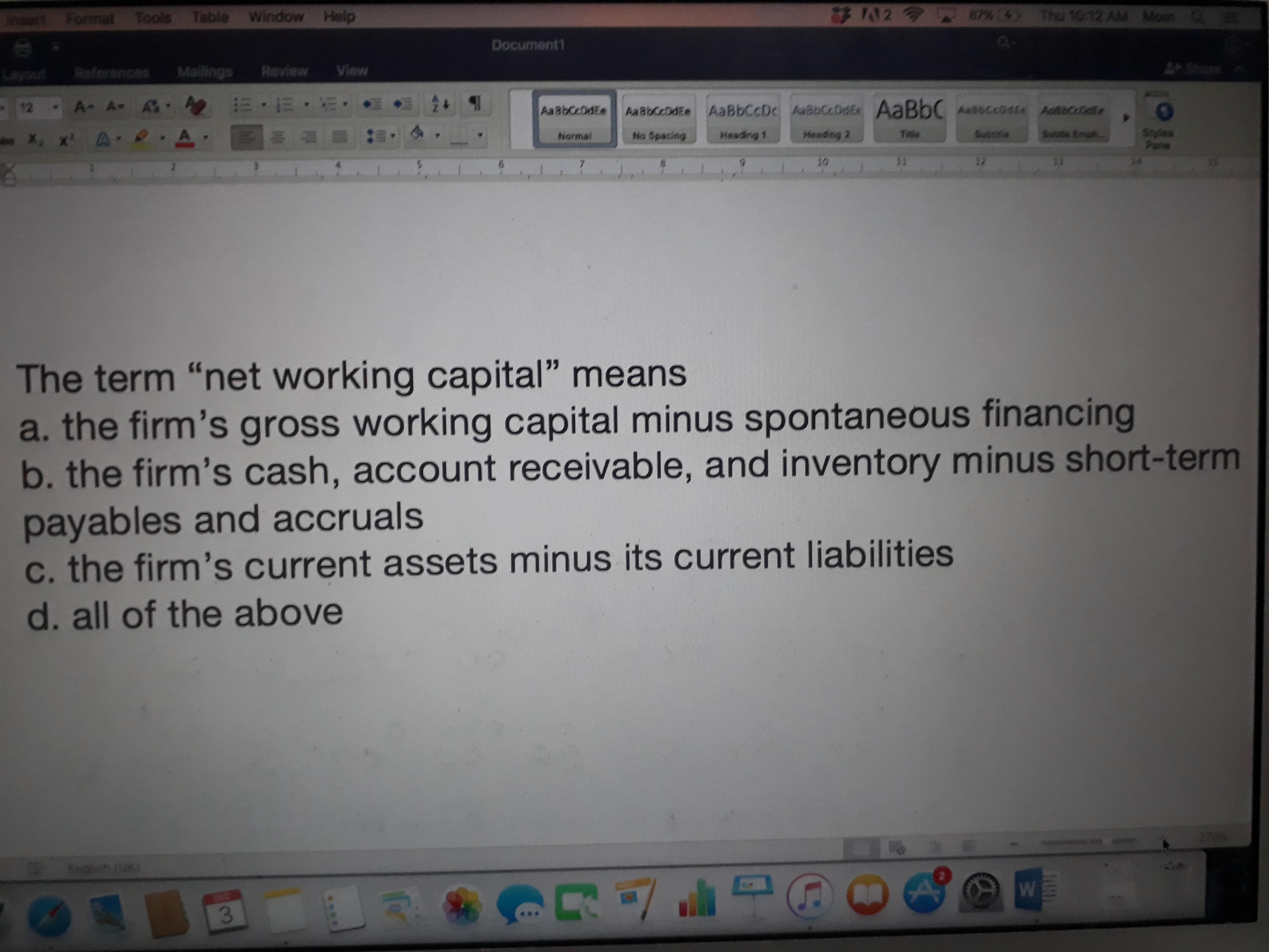Which is the correct answer? Is it c or d? Pls