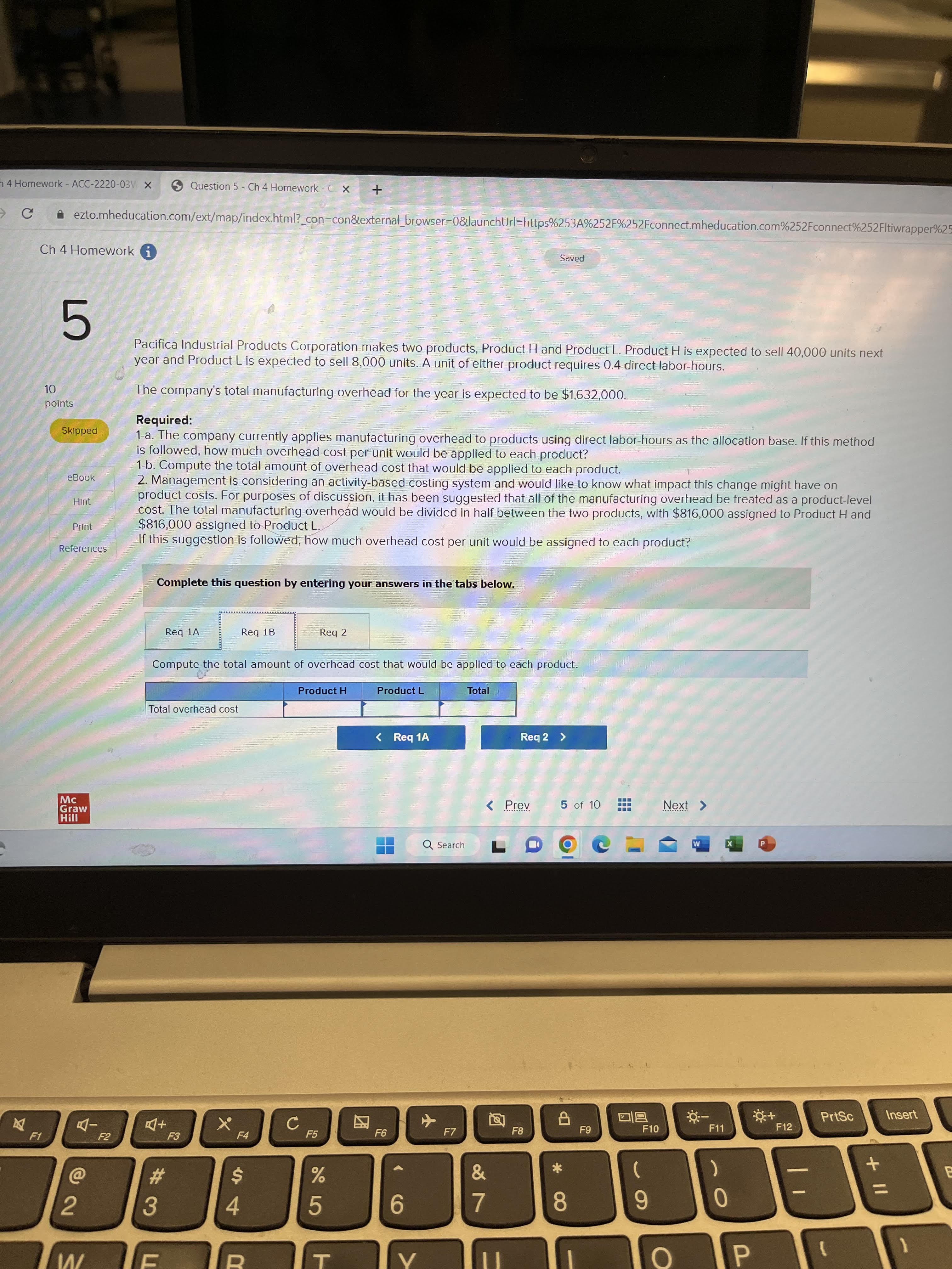4 Homework - C x + C ezto.mheducation.com/ext/map/index.html?_con=con&external_browser=0&launchUrl=https%253A%252F%252Fconnect.mheducation.com%252Fconnect%252Fltiwrapper Ch 4 Homework i