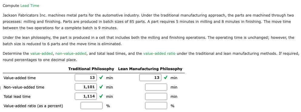 Need help with this question. Compute Lead Time Jackson Fabricators Inc. machines