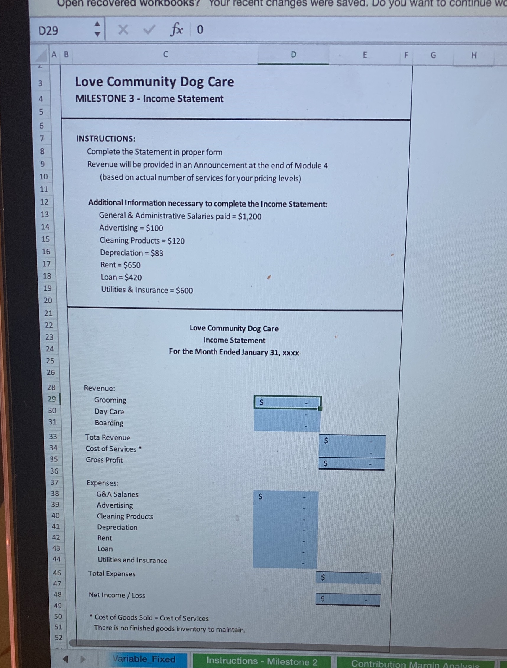  Open recovered workbooks? Your recent changes were saved. Do you want