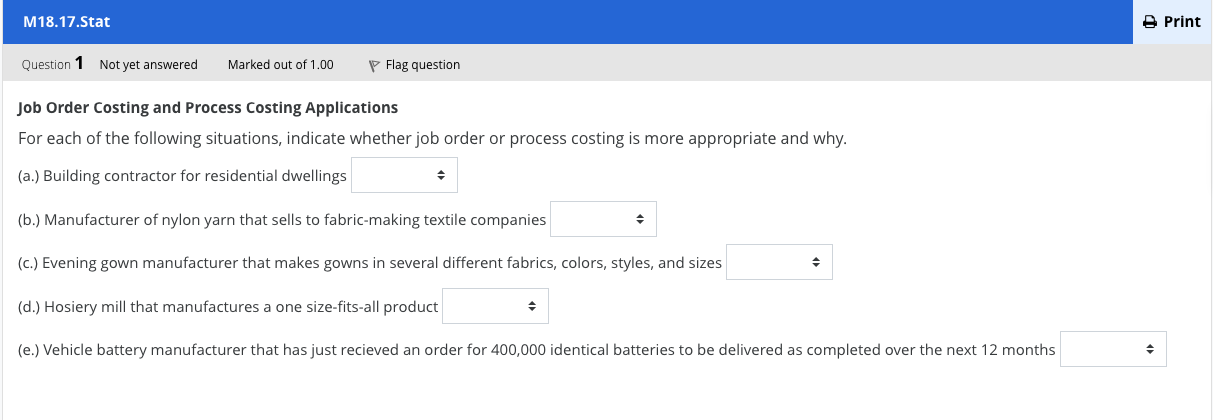 Homework 6 Question 1 I need help with this question. Any help