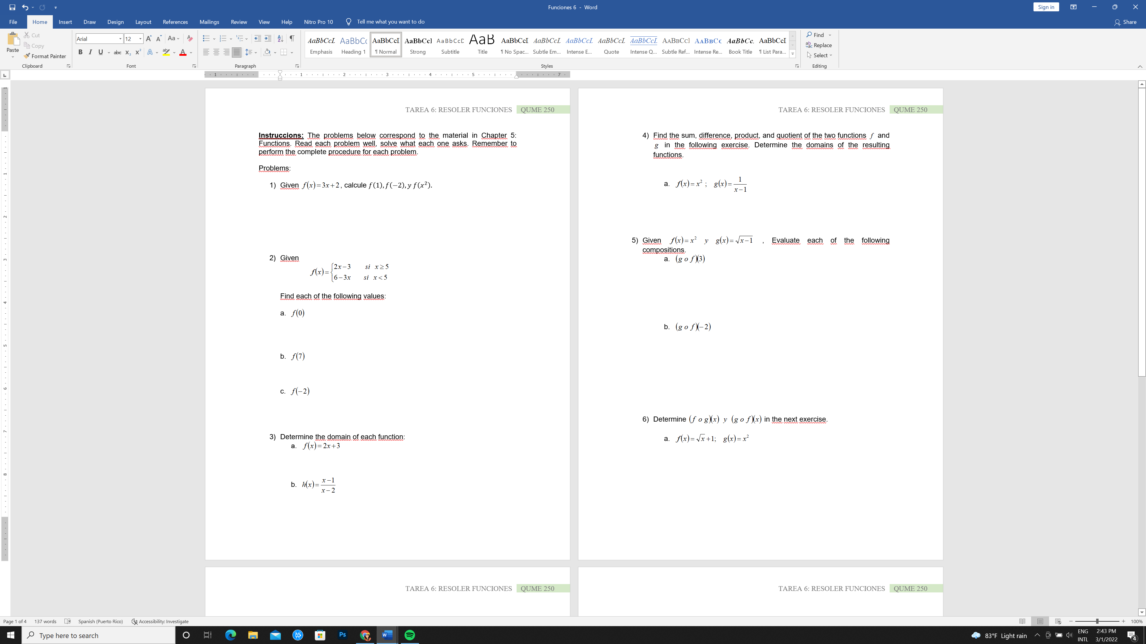  Funciones 6 - Word Sign in 6 - X File Home