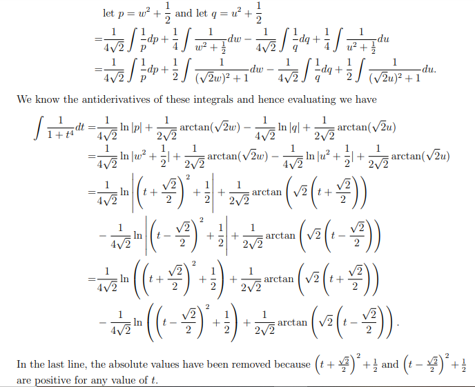 denominator as follows. Notice 1 + t' = (1 + (2)2 -