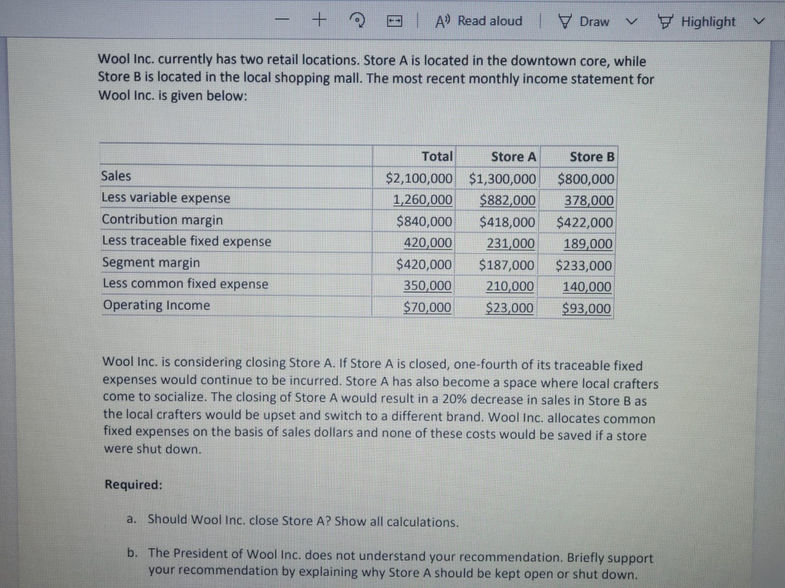 three basic products emerge: red wool, blue wool, and yellow wool. Each