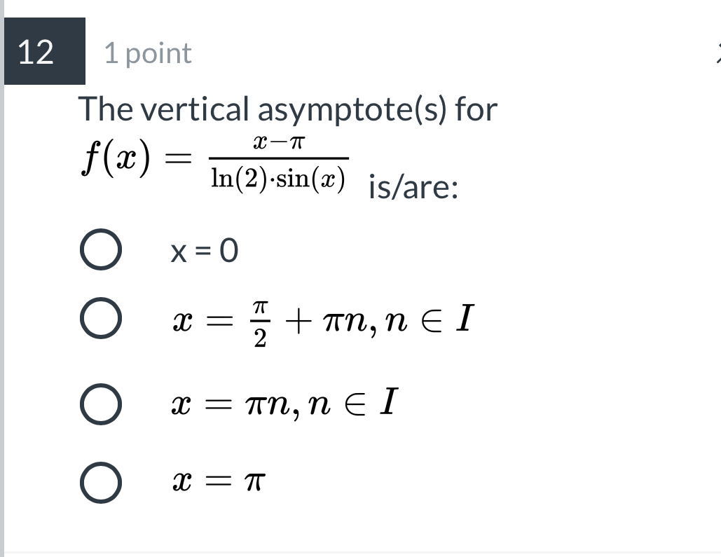 The function h(x) is discontinuous at x = 2. Type your answer...