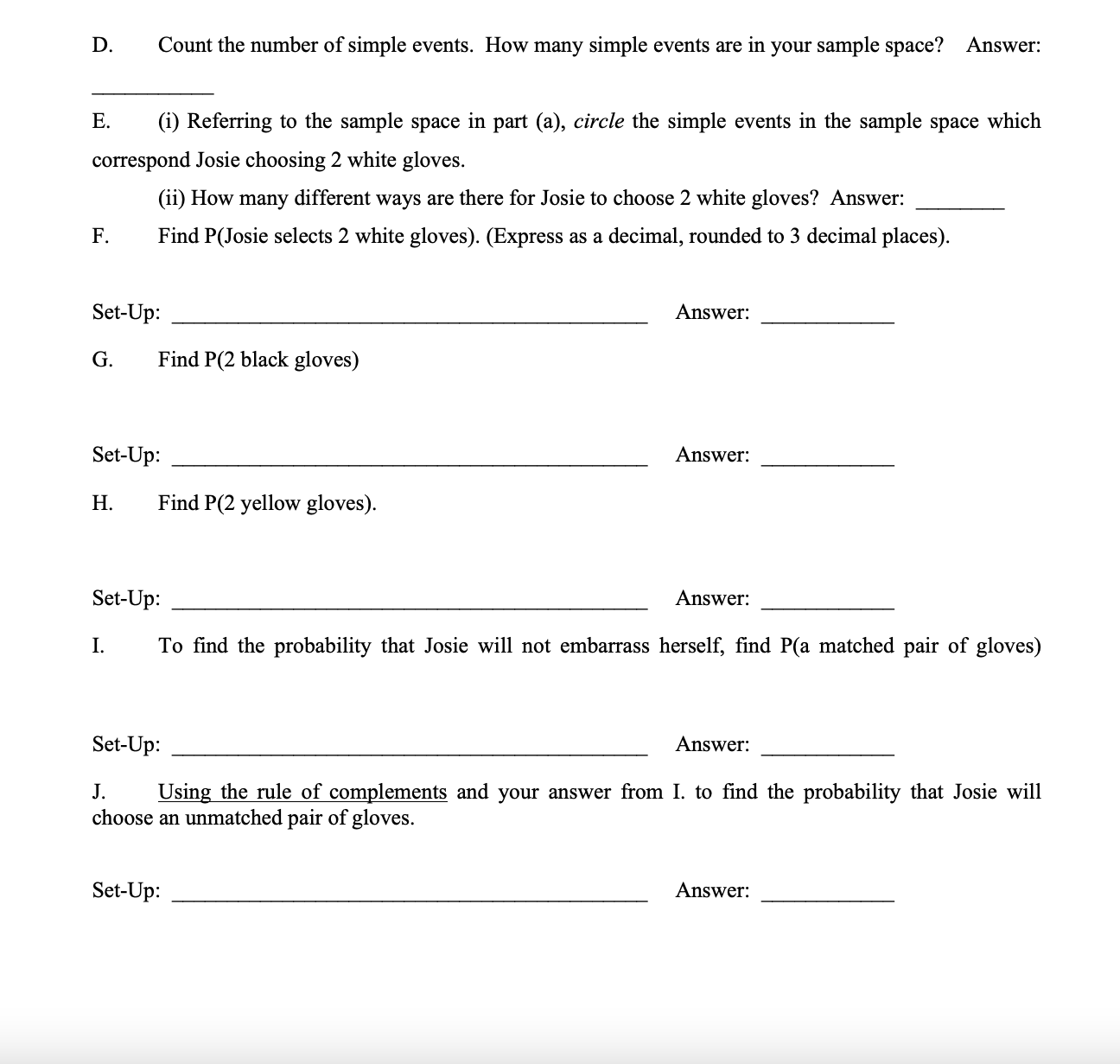 2-Day 1 Guided Notes; MyStatLab 5.1 # 15; Blackboard Quiz 2.1 Probability
