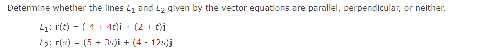 How do I find the intersection of these vector equations? I'm really