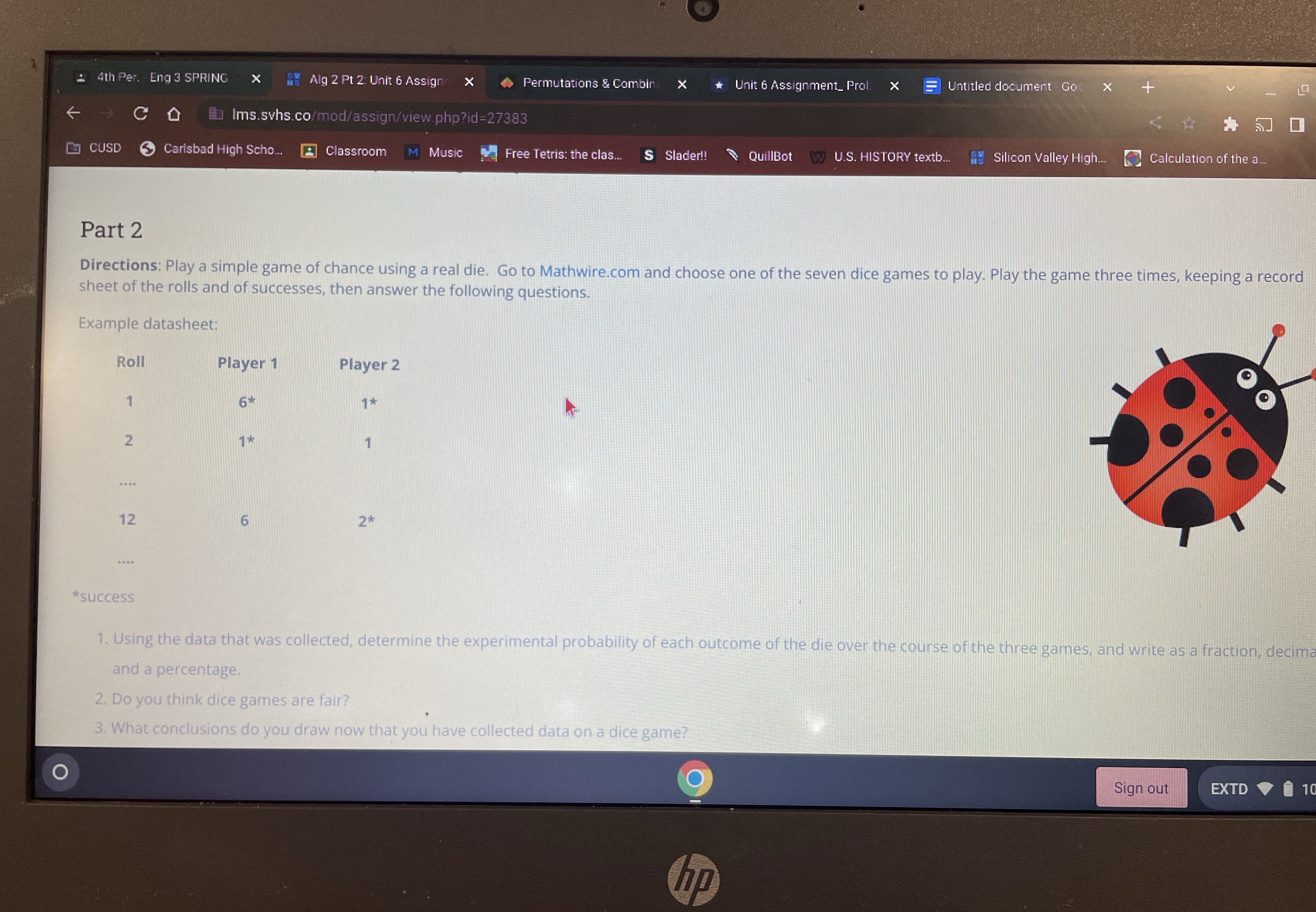 4 4th Per. Eng 3 SPRING X Alg 2 Pt 2: