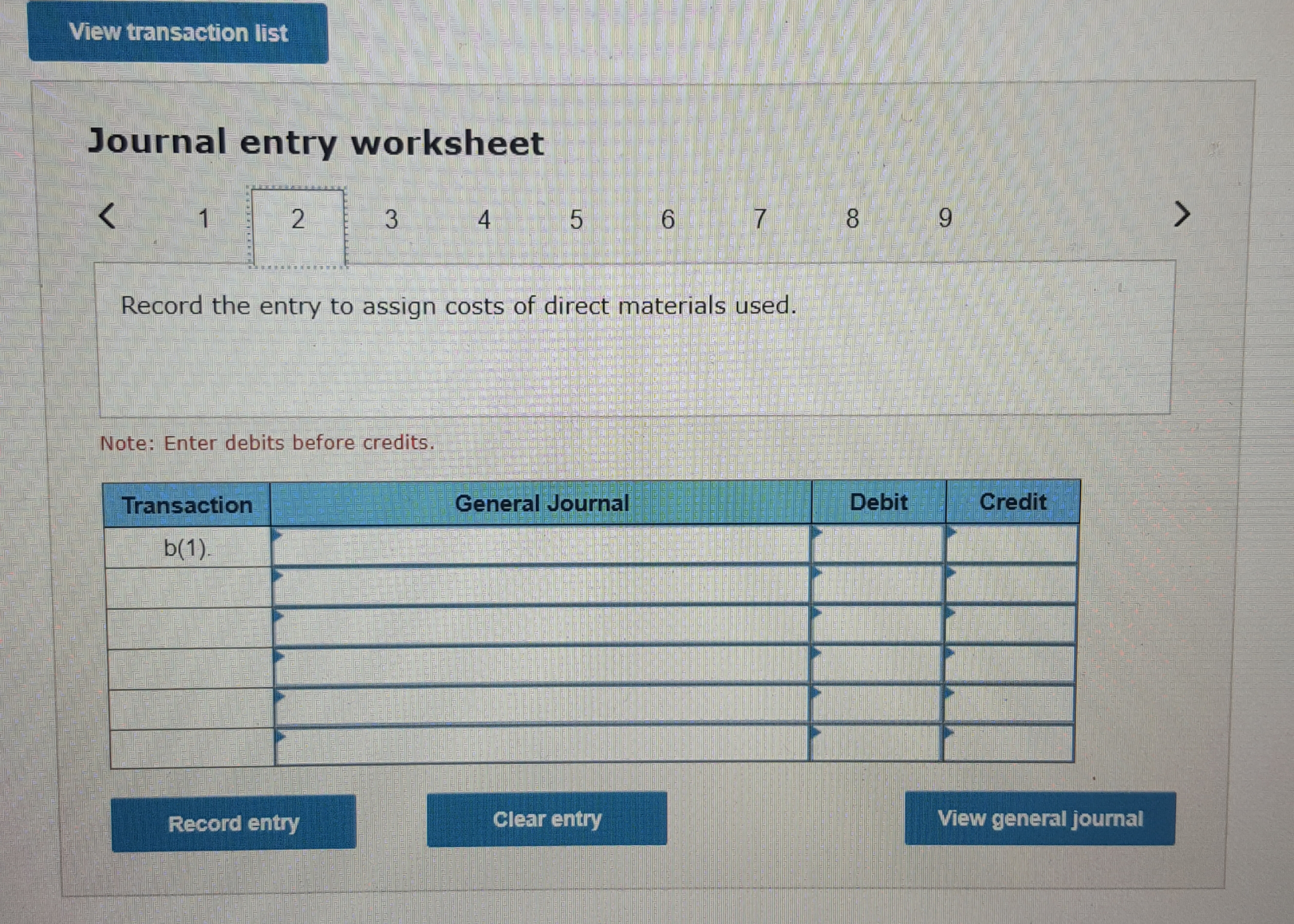 Recording events in job order costing LO P1, P2, P3, P4 Prepare