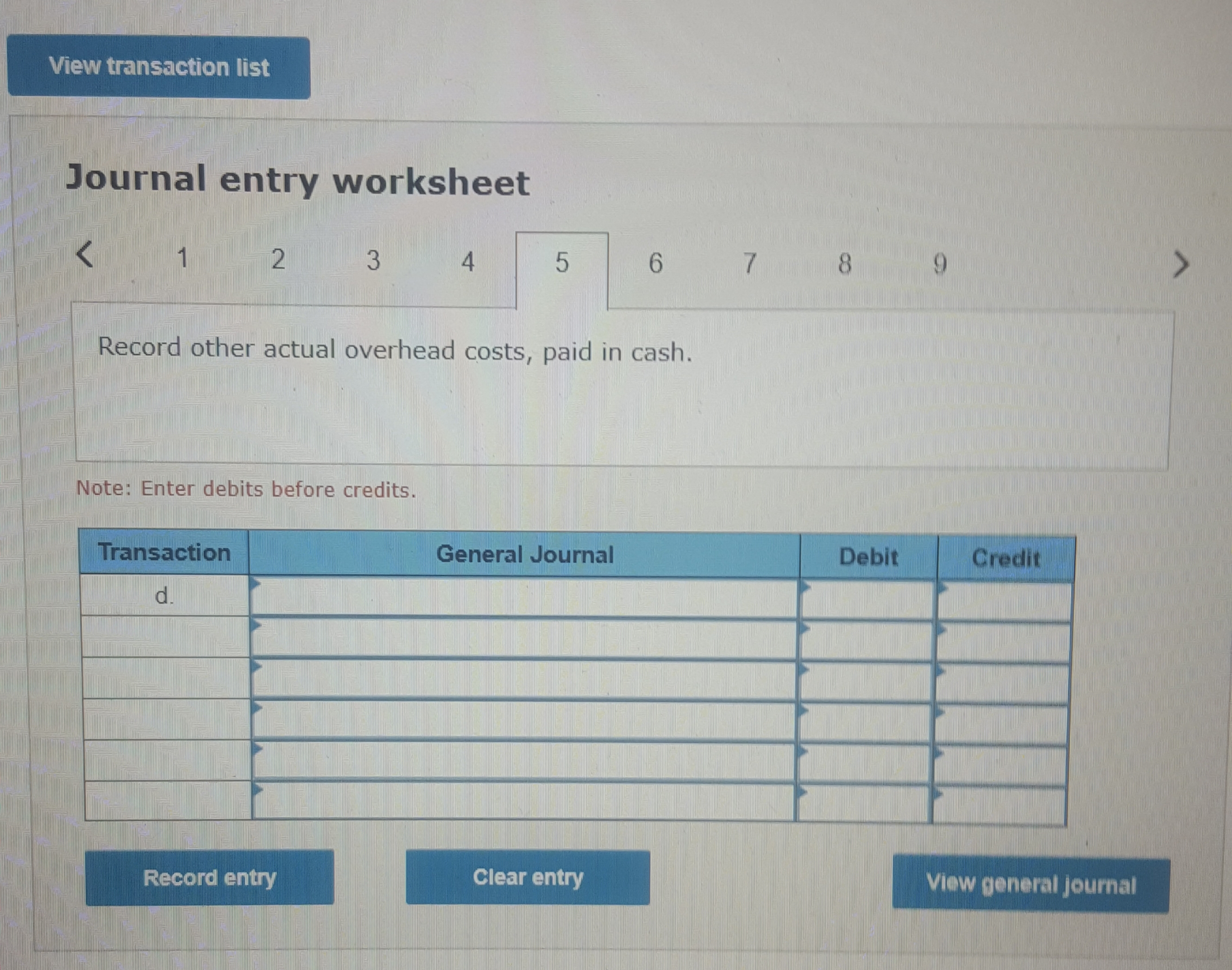materials purchased on account, $94,000 b. Direct materials used in production, $40,500_Indirect