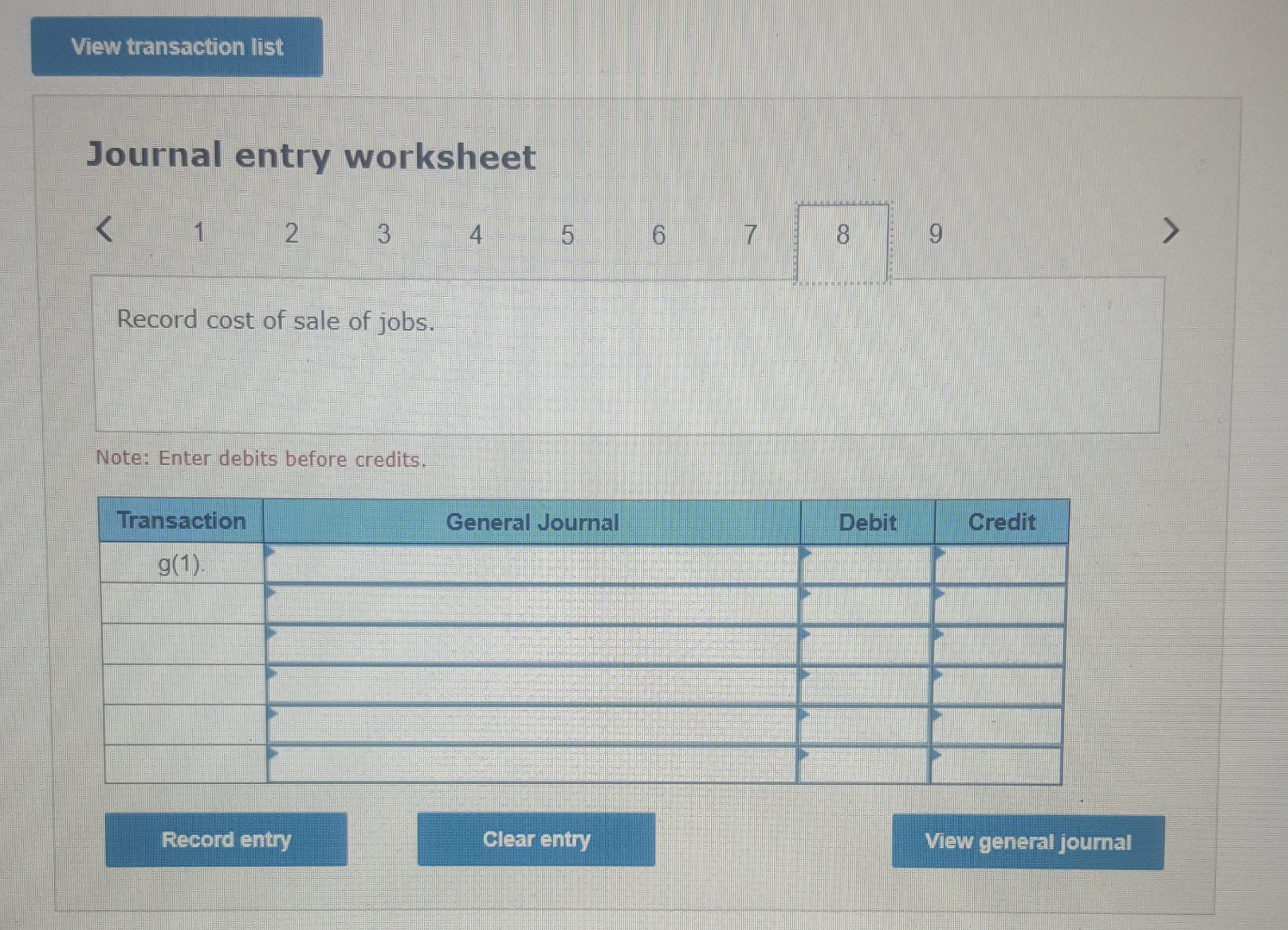 indirect labor. d. Paid cash for other actual overhead costs, $7,875 e.