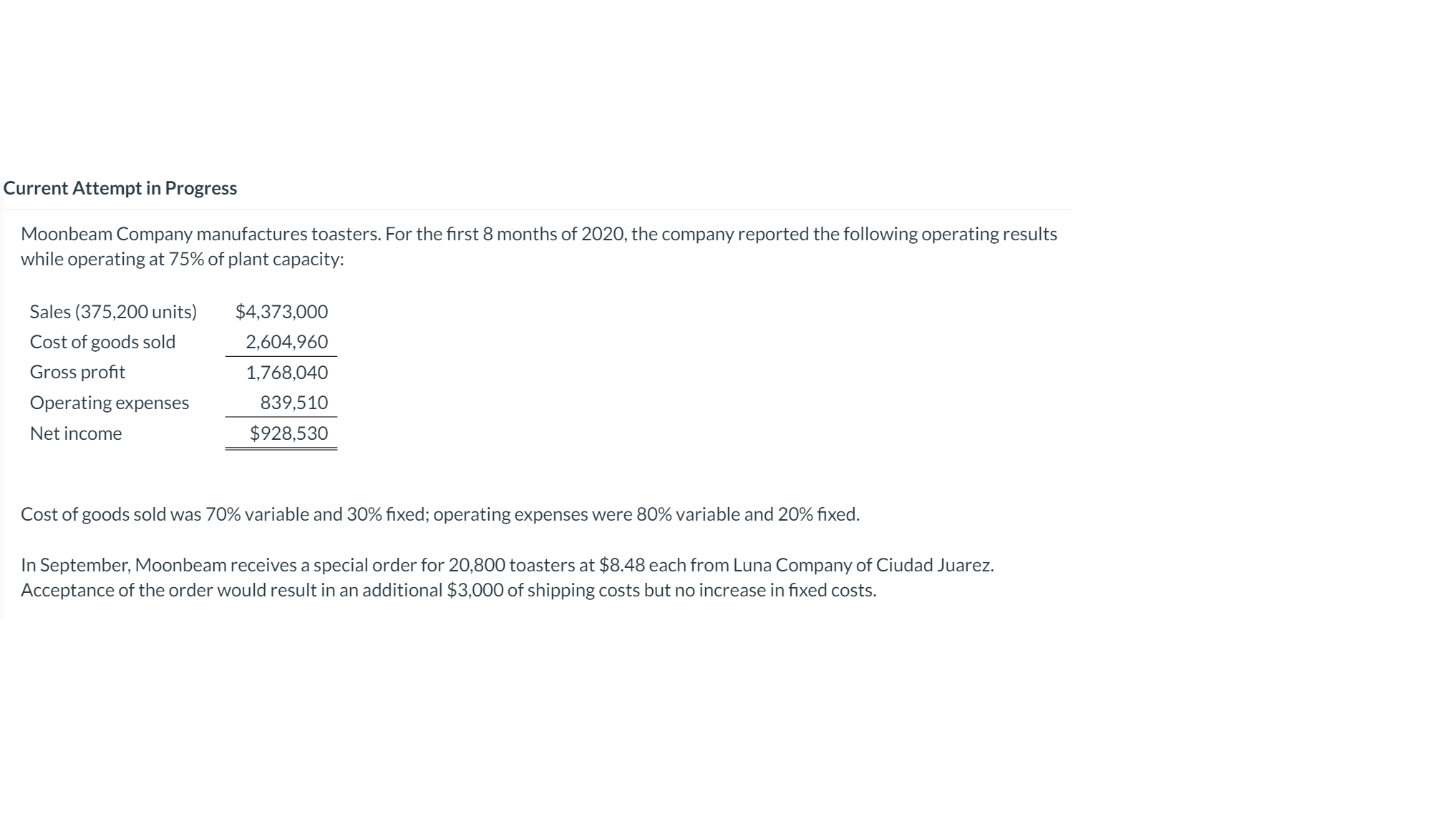 and all ott computations and final answers to the nearest whole dollar,