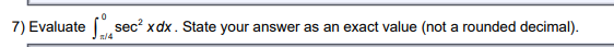 . State your answer as an exact value (not a rounded decimal).6)