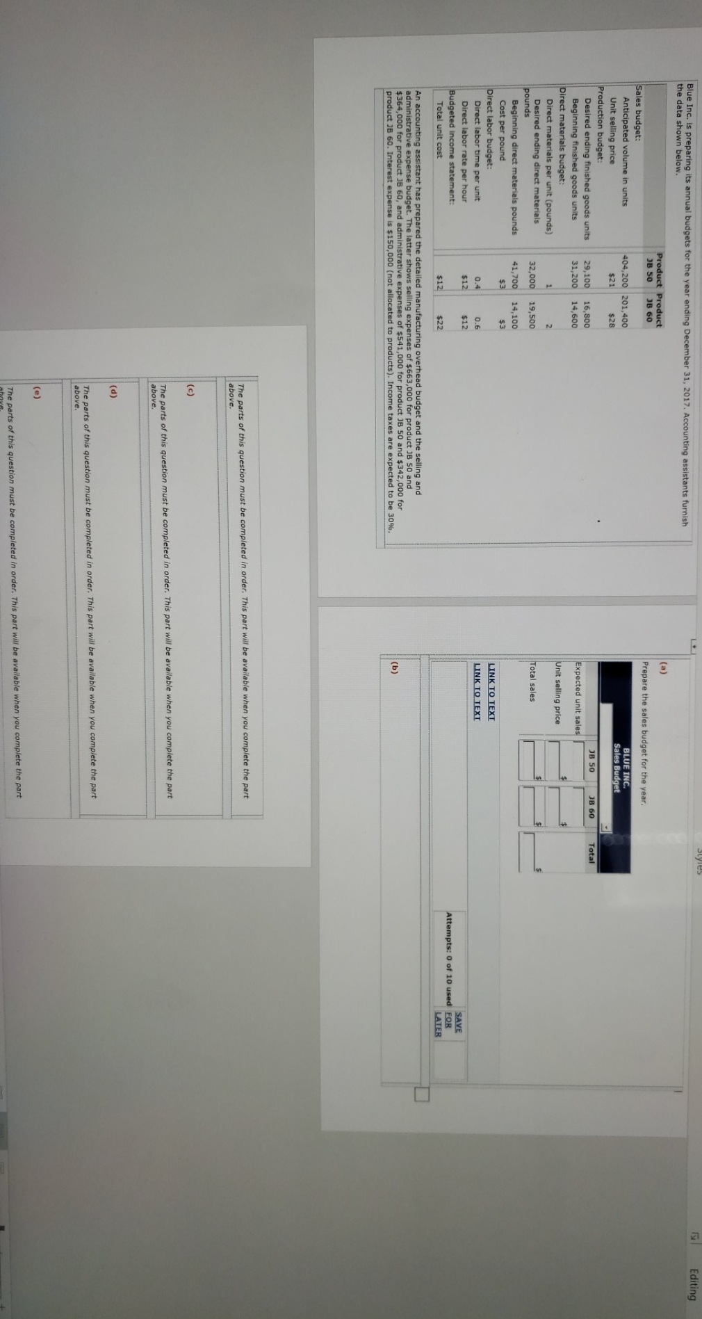 The full (A) thru (E) part question is in the picture. Please