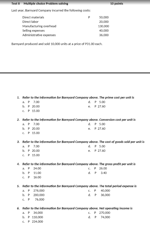 accounting information system C. Setting of goals and objectives for an entity